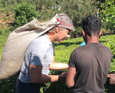 Alden Caldwell Cycling on the  tour with redspokes